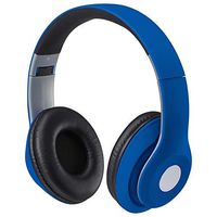 iLive Bluetooth Wireless Over-The-Ear Headphones, Blue, IAHB48MBU