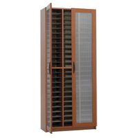 Safco Products 9355CY Literature Organizer with Doors, 60 Compartment, Cherry
