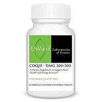 Davinci Labs - CoQ10 - DMG 300/300 Orange 60 chew [Health and Beauty]