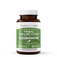 Tribal Inflam-Ease, 60 Capsules, 500 mg, Turmeric, Licorice, Meadowsweet, Ginger, Spirulina. Intestinal Comfort Formula 60 Capsules