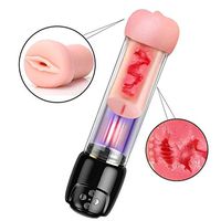 Mbxbcdd Pénisgrowth Pump Exerciser for Stronger Bigger Rechargeable Delay Training Device Tshirt 6 Frequency 12inch