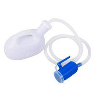 LSY@ Urinal, 2000ml Portable Belt Tube Urinal Adult Old Man for Men Urine Collector Urinal Pot Chamber Pot Urinal Paralysis Bed Patient Medical Nursing Household Travel White Easy to Clean