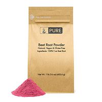 Natural Beet Root Powder, 1lb, 3500 mg Serving, No Fillers, Vegan, Gluten-Free, Naturally Made in USA, Pure & Potent, Beet Root Extract with No Additives, Eco-Friendly Packaging