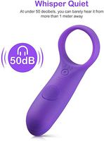 Vibrating Male Wand Massager Portable Rechargeable Back Neck Shoulder Relaxation Massaging with Multiple Vibrator Men Medical Grade Silicone Vibration Toy