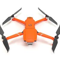 Wrapgrade Poly Skin for DJI Mavic 2 Main Unit (NEON Orange)