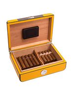 Bey Berk 'Torpedo' Lacquered Cigar Humidor