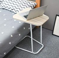 Overbed Tables for Eating and Laptops, Food Tray Desk, Sofa Side Table Nursing Reading Breakfast Table, Super Sturdy and Stable for Home Office and Hospital (Color : C)