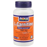 Now Foods L-Carnitine 500 mg - 60 VCaps 4 Pack
