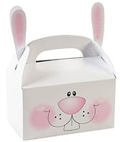 Paper Bunny Treat Boxes With Ears (pack of 12)