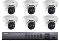 LTS LTD8508K-ST-CMHT1752-28 5MP H.265/H.265+ HD-TVI 8CH 5 in 1 DVR KIT/6 Starlight Turret Cameras/3TB HDD