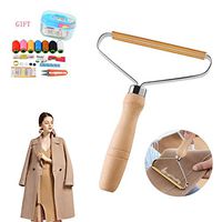 Lint Remover, Clothes Sweater Fabric Shaver, Portable Wood Lint Remover Manual Clothes Cleaning Fuzz Shaver, Quickly and Effectively for Couch, Blanket, Socks, Legging, Wool, Cashmere
