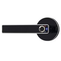 Bever0 Semiconductor Fingerprint Door Lock,Keyless Stainless Steel Smart Fingerprint Scanner USB Charging Security Fingerprint Lock for Home School