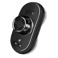 FENGRUI R-C901 Smart Window Cleaner Robot Automatic Infrared Remote Magnetic Cleaner for Inside and Outdoor High Floor Window Bathroom Kitchen Wall Glass Ceramic Tile (Black)