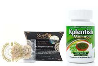 Semilla de Brasil SdB Brazil Seed Presentacion Elite Extra Large Seeds and KPlentish Moringa Supplement - 30 Day Set 2 Products