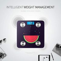 LYAOE Bluetooth Body Fat Scale Fresh Watermelon Slices Smart Wireless Scale with LCD Display Measuring Body Weight Bmi and Health Digital Scale