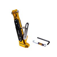 Frames & Fittings Universal Motorcycle Adjustable Kickstand Foot Brace Parking Leg Foot Side Support Stand CNC Aluminium Alloy - (Color: Gold)