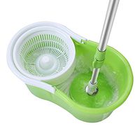 TAKEFUNS Spin Mop,360-Degree Rotary Head Stretchable Ultra Slim Mop,Hurricane Spinning Mop Bucket Kit, Foot Pedal Clean Mop,Double Drive Rotary Mop for Home