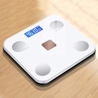 Bluetooth Body Fat Scales, Intelligent BMI Scale, Backlit Display, Smart Phone Applications with The Body Composition Monitor (Color : B)