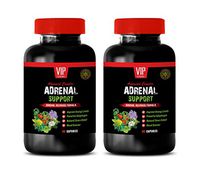 Energy Supplements for Elderly - Adrenal Support Advanced Complex - Astragalus Root Capsules - 2 Bottles 120 Capsules