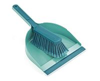 Leifheit Dustpan Set Classic, Dustpan Brush, Dustpan, Brush, Mint Green, 41401