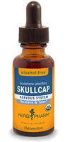 Herb Pharm Certified Organic Skullcap Liquid Extract for Nervous System Support, Alcohol Free Glycerite, 1 Ounce