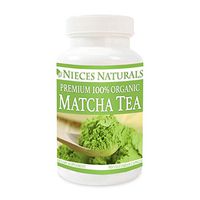 100% Organic Matcha Tea Capsules: 500 mg, 90 count