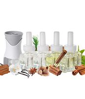 New - Masculine Kit with 1 Air Wick® Scented Oil Warmer and 4 Scents - Tobacco Sage, Starry Night, Vanilla Suede, and Mahogany Teak