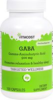 Vitacost GABA Gamma - Aminobutyric Acid - 500 mg - 100 Capsules
