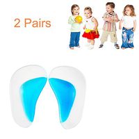 DR.TU 2pairs Orthotic Insoles for Children - Kids Flat Feet and Arch Support Insoles (L (for 4-6 Years Old Kids))