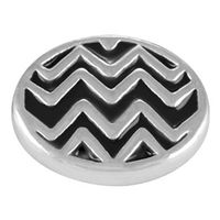 Lottie Dotties Black Chevron LD05-60 Magnetic Dottie Charm