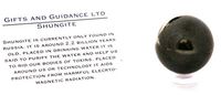 Shungite Shungit Sphere 33mm with Stand