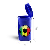 Mali Flag Soccer Ball First Aid Case Pill Container ID 7041B