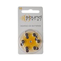 Hearing aid Batteries Size A10 (3 Pack of 6 Each) Made in UK Genuine