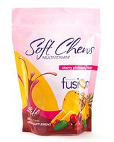 Bariatric Fusion Cherry Pineapple Bariatric Multivitamin Soft Chews for Post Bariatric Surgery Patients Including Gastric Bypass and Sleeve Gastrectomy, 60 Count, 1 Month Supply