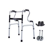 Yadianna Elderly Cane Chair Stool, Four-Foot Walker, Walking Aid, Disabled Handrail, Rehabilitation Training Equipment Non-Slip Walking Stick with Hospital (Size : #2) (Size : Click to Select#1)