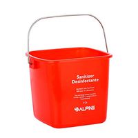 Alpine Industries 3 Qt. Red Sanitizing Pail