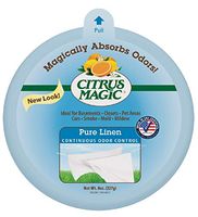 Citrus Magic 616472871 Long-Lasting Air Freshener, Pure Linen, 350 Sq.ft. (Pack of 6)