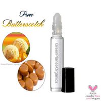 Set of 2: Delicious Butterscotch Perfume Oils (Top Buttery Notes With Middle Notes Of Brown Sugar & Creamy Vanilla At The Base) Phthalate Free & Made in USA