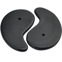 Ibnotuiy 2PCS Bian Stone Tai chi Shaped Guasha Scraping Massage Tool Multifunction Guasha Board for SPA Acupuncture Therapy