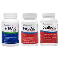 Fertilaid for Men, Fertilaid for Women and Ovaboost Combo - 1 Month Supply - Fertility Pills for Men and Women - Improve Your Chances of Getting Pregnant
