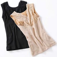 Women's Thermal Underwear Tops for Winter Hot!Thermal Underwear Tops Fleece Lined Tank Tops Lace V Neck Camisoles