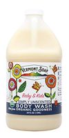 Vermont Soap Organic baby Body Wash, Certified Organic Unscented Moisturizing Body Wash for Women or Men, Made With Aloe, Jojoba, and Shea Butter, Shea Moisture Body Wash (64oz Baby & Kids Unscented)