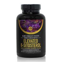 RAW Forest Foods - Elevated Beta-Sitosterol Capsules (120 Count) - Support Prostate Health, Healthy Cholesterol Levels, Frequent Urine Flow, Supplement with Nettle Root, Flower Pollen, and Piperine