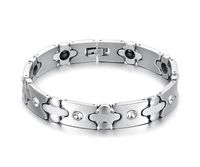LOVE Beauties Athena Jewelry Titanium Series 11MM Titanium Bracelet in a Nice Gift Box, Anti-Fatigue, Pain Relief