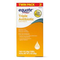 Equate First Aid Antibiotic Ointment, 2 Oz, 2 Pk