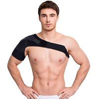 Shoulder Brace with Compression Pad by PersonalXtreme – for Men & Women – Perfect Immobilizer Support for Rotator Cuff Injury, Dislocated AC Joint, Bursitis, Labrum Tear, Frozen Shoulder, Tendinitis