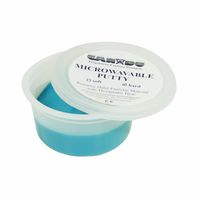 CanDo Microwavable TheraPutty Exercise Material, Blue: Firm, 2 oz