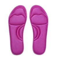 FENICAL One Pair Slow Rebound Memory Foam Cushioning Insole Breathable Absorbent Insoles for Women Shoes Size 35-38 (Random Color)