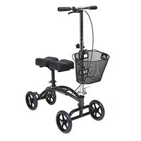 Drive Dual Pad Steerable Knee Walker Knee Scooter with Basket, Alternative to Crutches, Model - 796