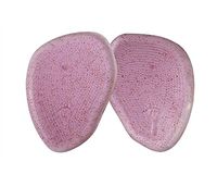 2 Pairs of Creative Pattern Pink Non-Slip Gel Pad Half Points Forefoot Insole